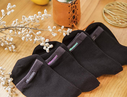 Small Flower Design Cotton Socks
