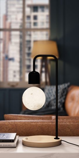 middernacht Zijdelings Dinkarville Levitating Lamp |Moon| | DesignNest.com