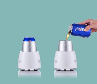 Portable Quick Cooling Cup Electric Beverage Drink Cooler Desktop Mug Cooler