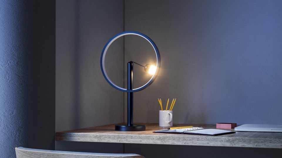 Kmart round best sale led table lamp