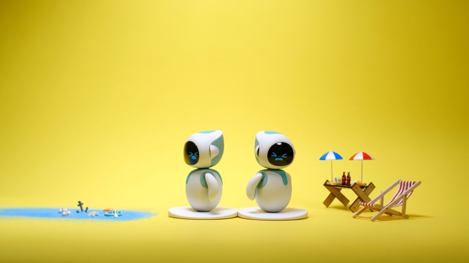 intelligent ville avec robot système artificiel intelligence, bavarder