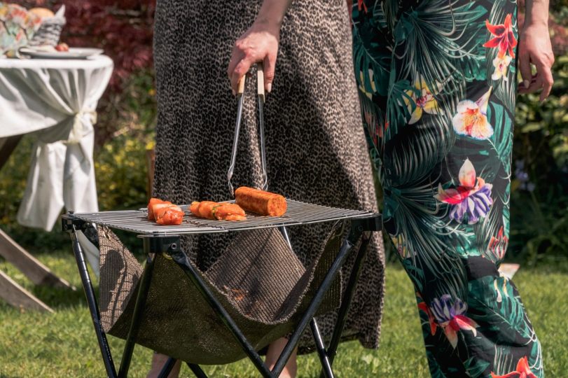 Folding Fire |BBQ+Campfire| | DesignNest.com