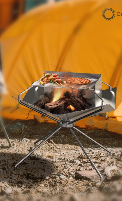 Foldable FirePit BBQ | DesignNest.com