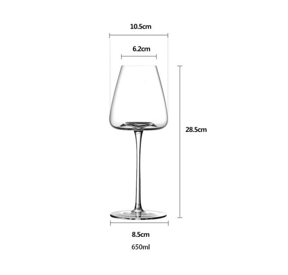 Flat bottom deals wine glass