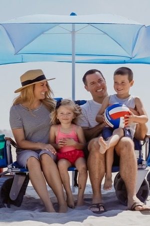 3-in-1 Utility Wagon That Doubles as an Umbrella And Triples as a Beach  Chair - TheSuperBOO!