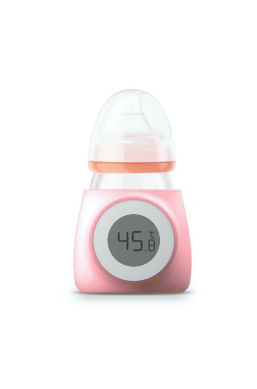 Thermometer to store test baby bottle