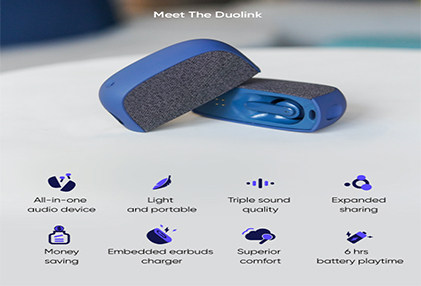 Duolink best sale earbuds speaker