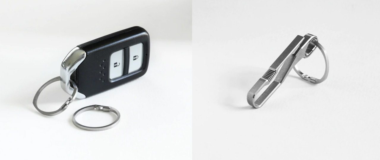HANDGREY™ : Quick Release Titanium Keychain Carabiner by THANASIT (SUNNY)  INKAVESVAANIT — Kickstarter
