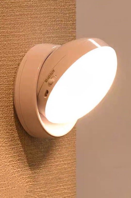 Led Round Lights, Motion Sensor Lighting Night Light, Wireless