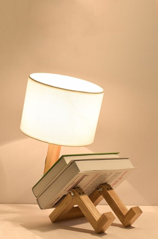 wooden desk lamps