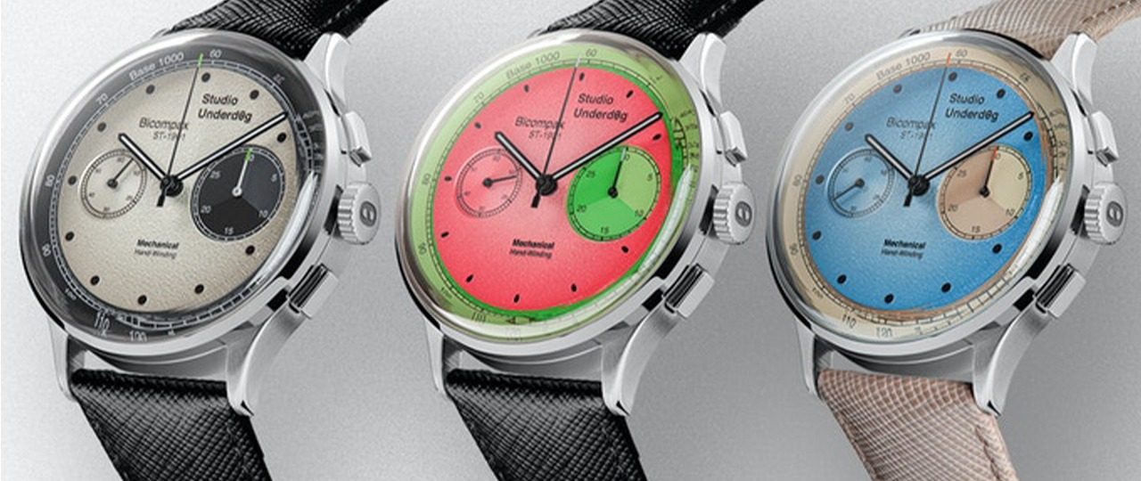 洋楽 SOUTHBND CLICK The Studio Underd0g Bicompax Chronograph watches