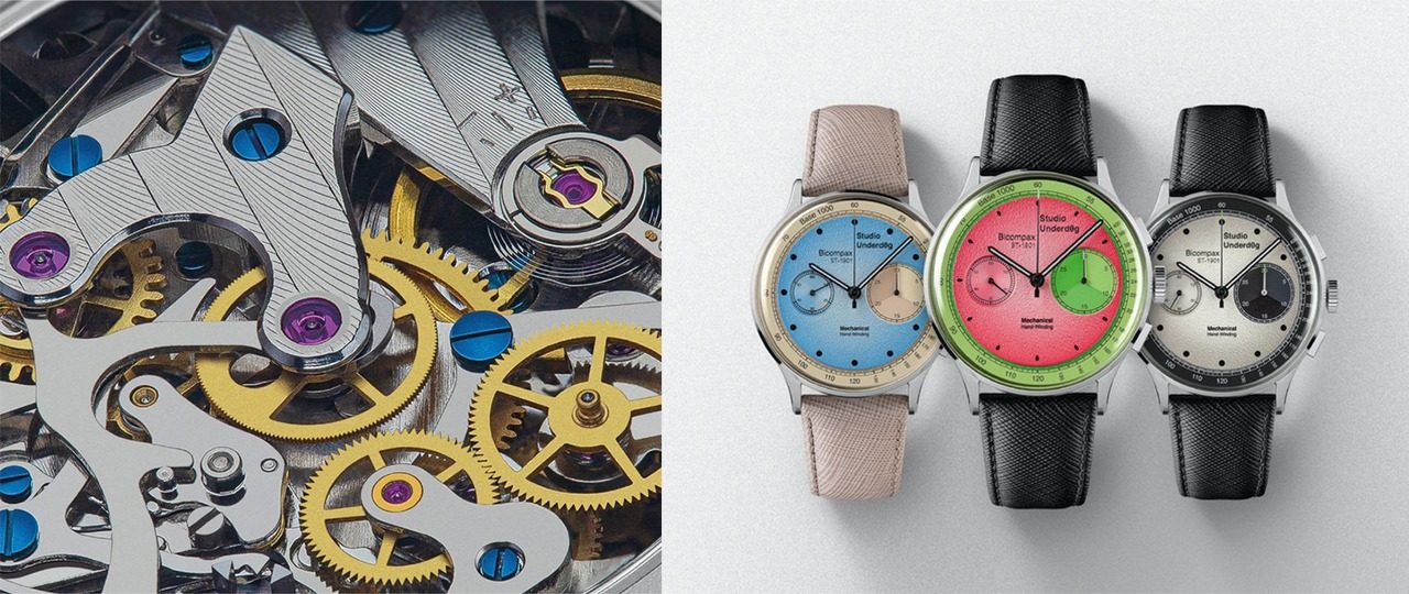 洋楽 SOUTHBND CLICK The Studio Underd0g Bicompax Chronograph watches