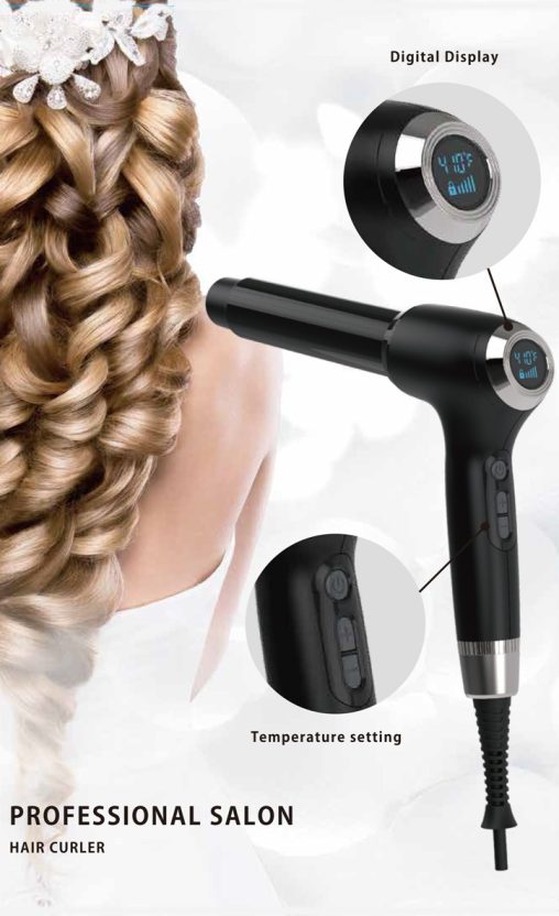 Salon shop hair curler