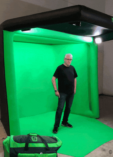 Dropkey The World S First Inflatable Green Screen Studio Designnest Com