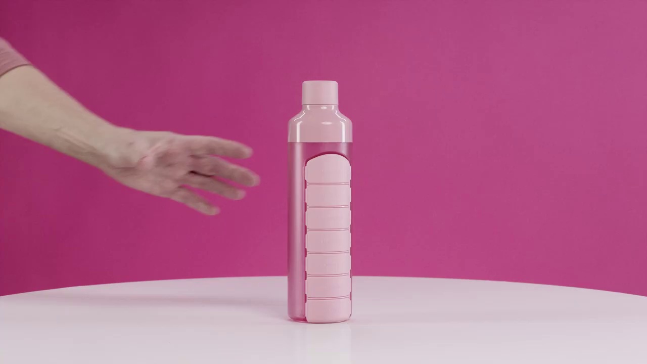 YOS Bottle - Drinking Bottle With Pill Box