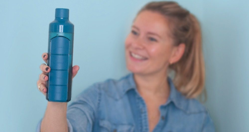 YOS Bottle - Drinking Bottle With Pill Box