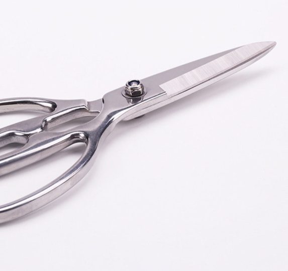 All metal stainless steel scissors