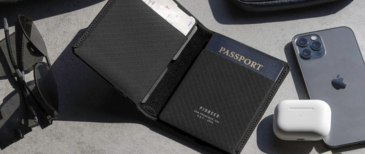 The Pioneer Fine Leather Passport Wallet Passport Cover