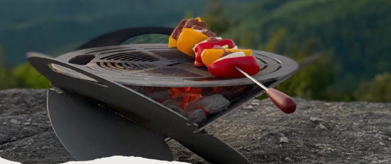 The Flat Packer: Ultimate Portable Grill & Firepit