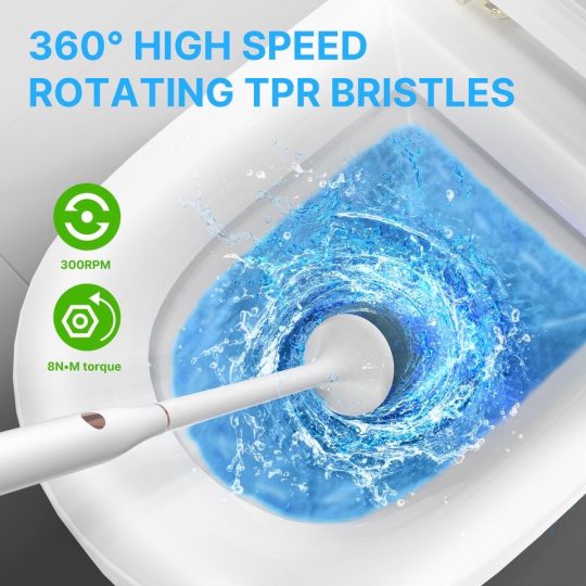 Smart toilet deals brush