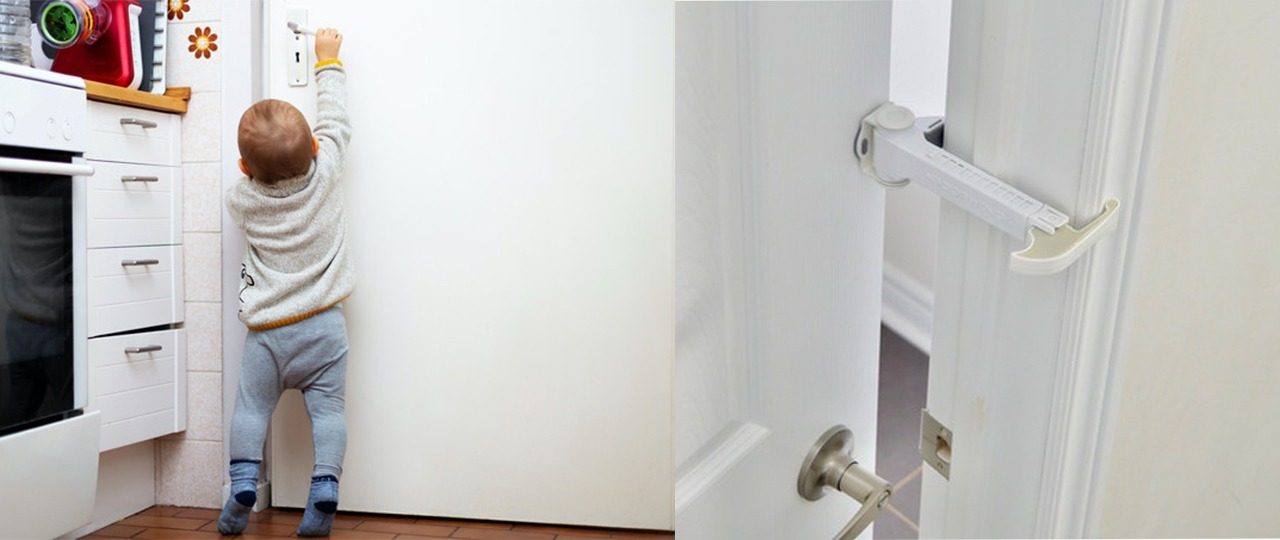DOORWING Door Lock and Finger Guard - 35% Savings by Becky & Billy Pesacov  — Kickstarter