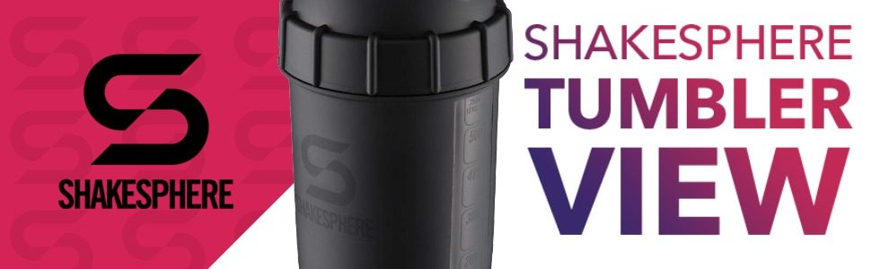 SHAKESPHERE ShakeSphere Tumbler VIEW: Protein Shaker Bottle