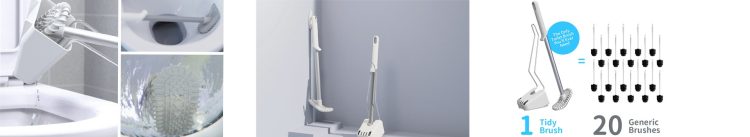 Creativy Brush  The revolutionary toilet brush