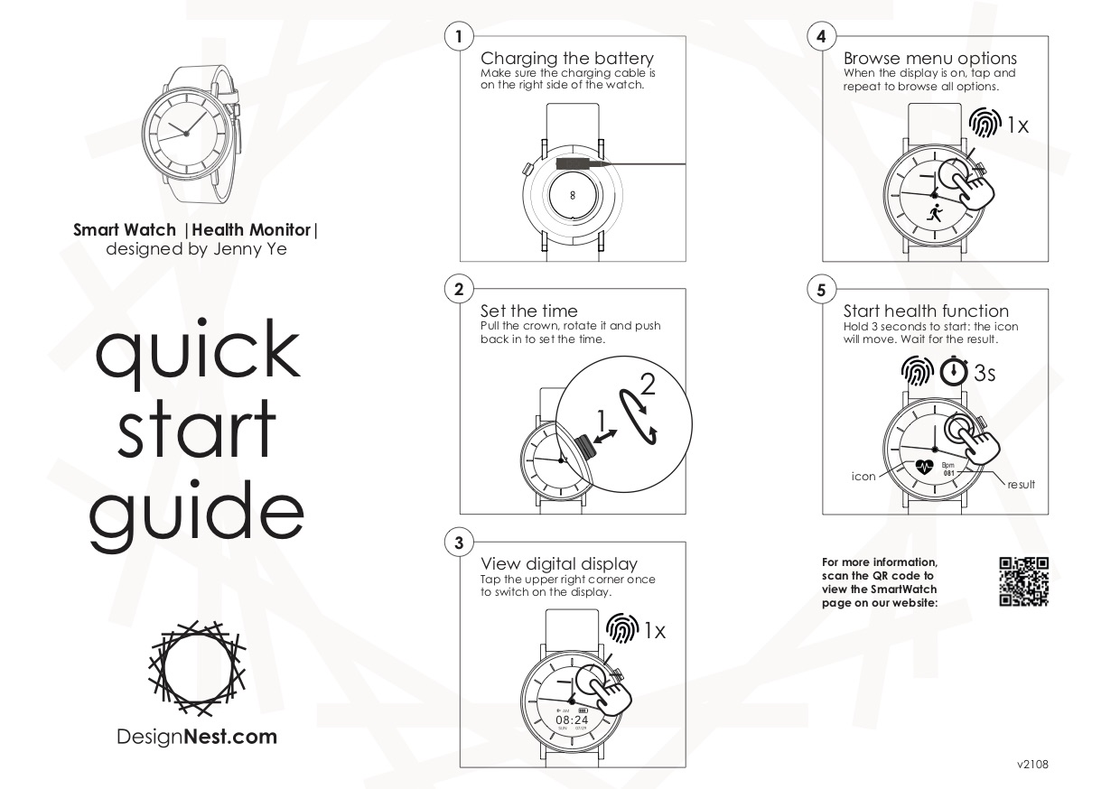 g36m_s4 watch quick start guide