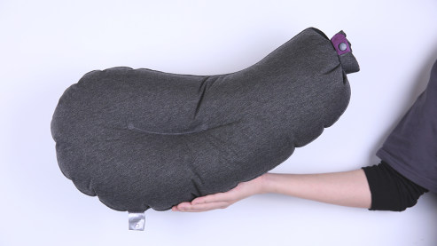Aubergine |One Blow Pillow| Comfort in just a puff