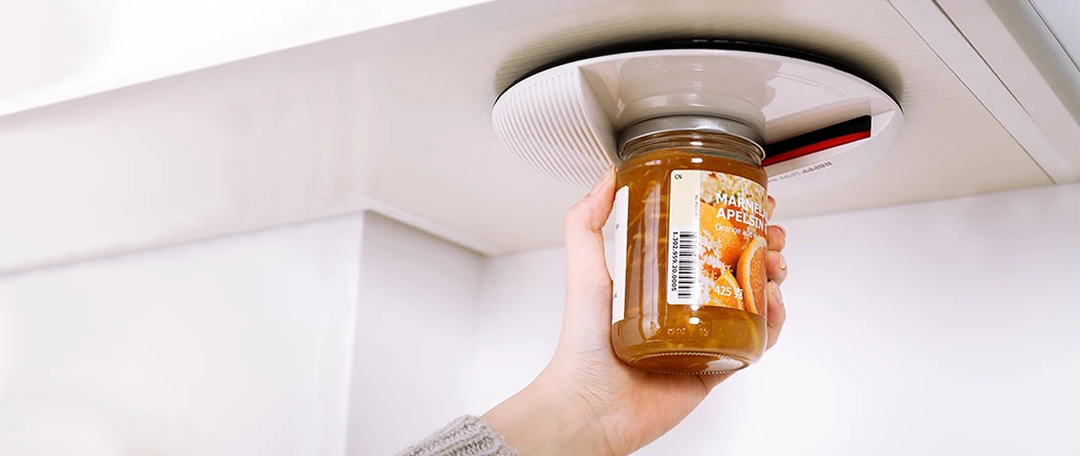 Creative Can Opener Under The Cabinet Self-adhesive Jar Bottle