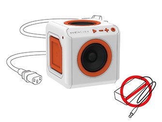 audioCube |Original| No external adapter required