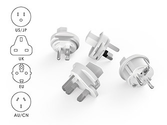 PowerCube |ReWirable| Travel plugs